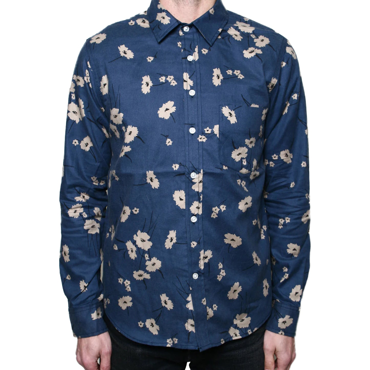 Rogue Territory Blue Floral Oxford Shirt | Uncrate Supply