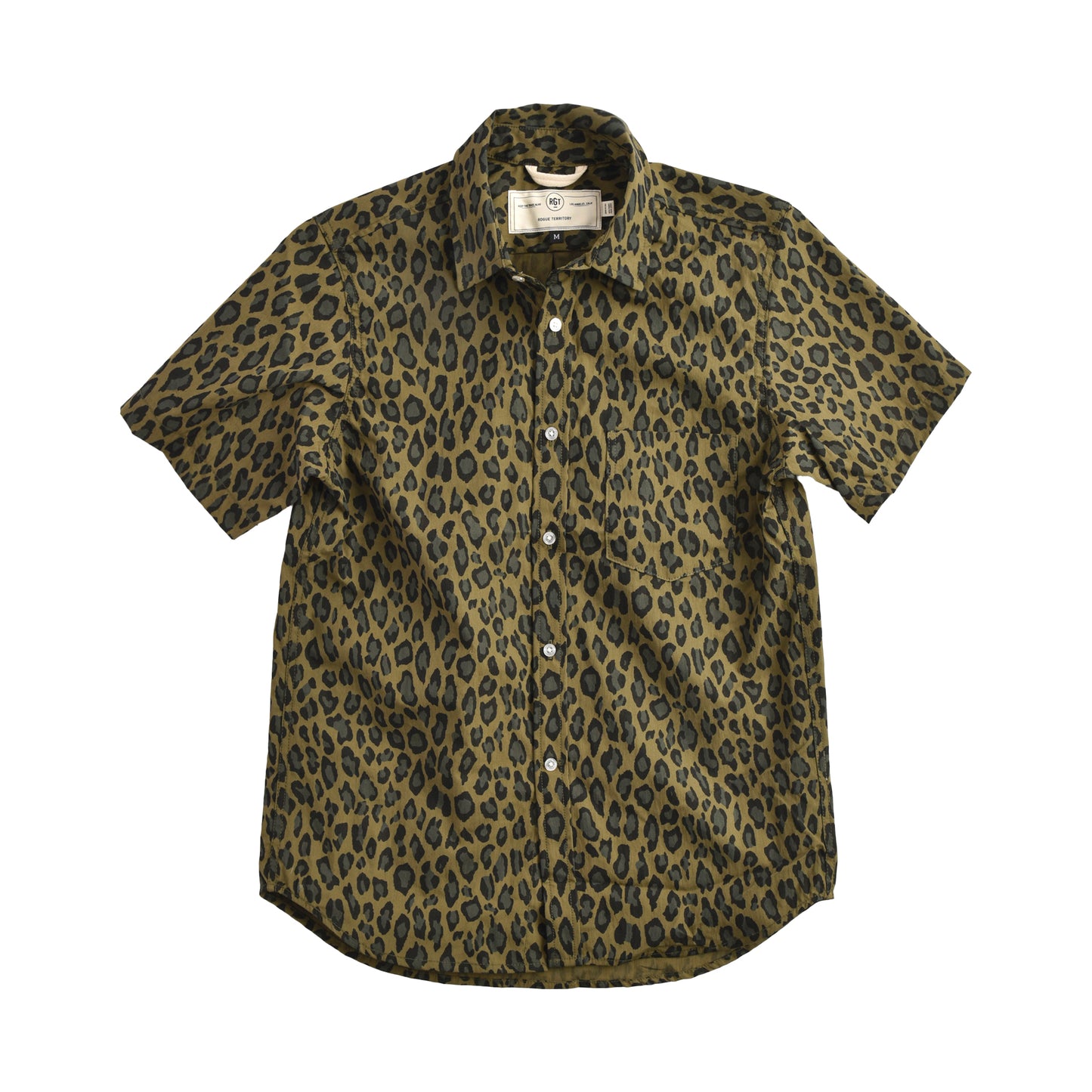 Rogue Territory Cheetah Camo Oxford Shirt