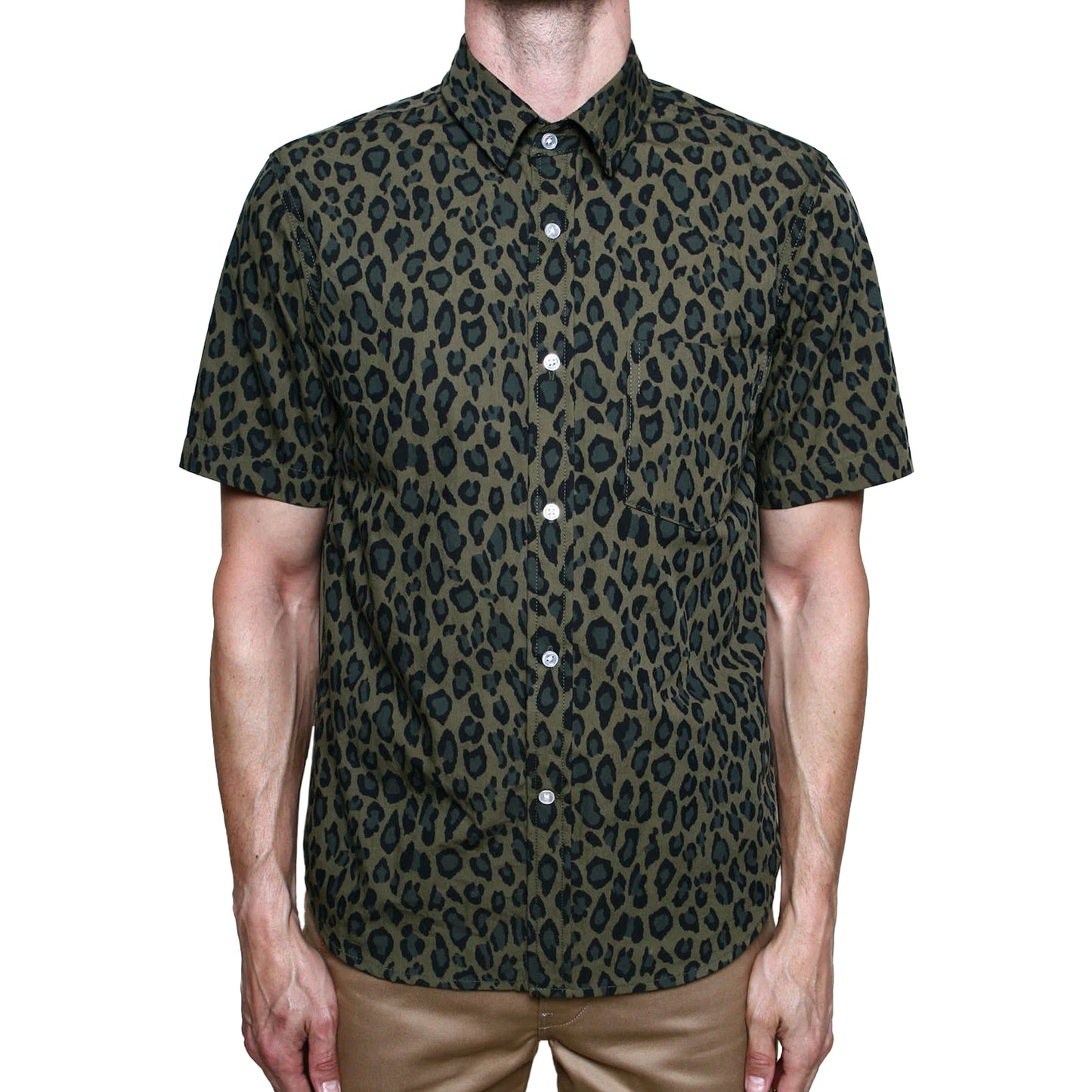Rogue Territory Cheetah Camo Oxford Shirt