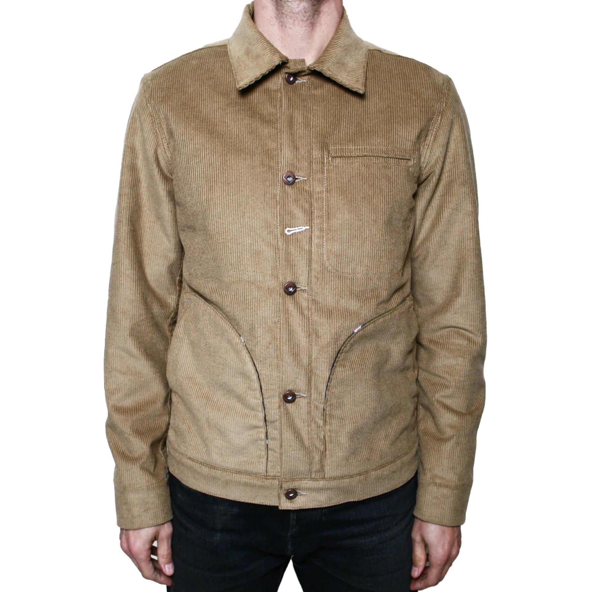 Tan hot sale cord jacket