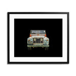 Land Rover Series II A Framed Print - Black Frame