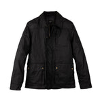 RIVAY Delaney Waxed Cotton Field Jacket - Black