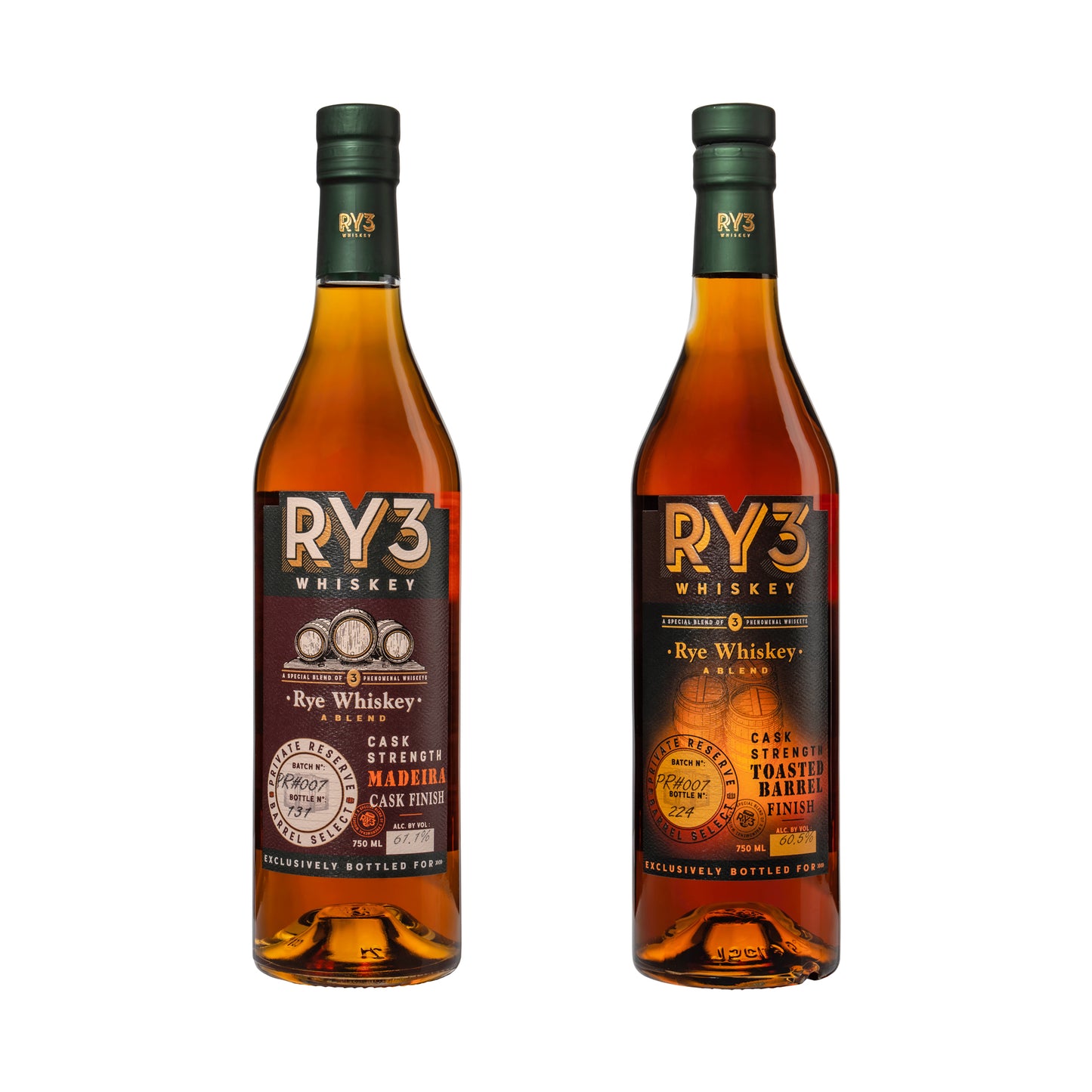 RY3 Whiskey Cask Strength Set