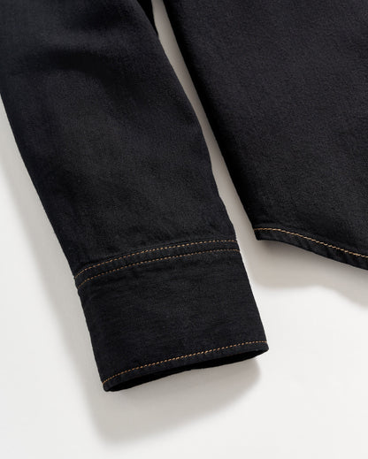 Billy Reid Shoals Black Denim Shirt