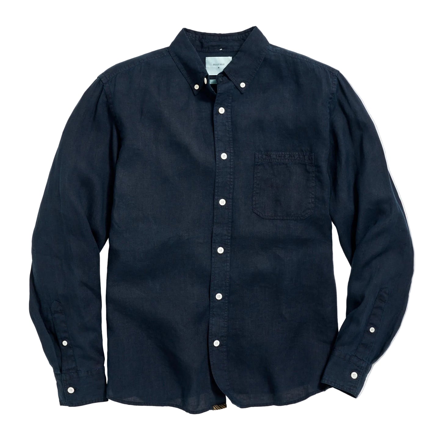 Tuscumbia Linen Shirt Button Down Carbon Blue