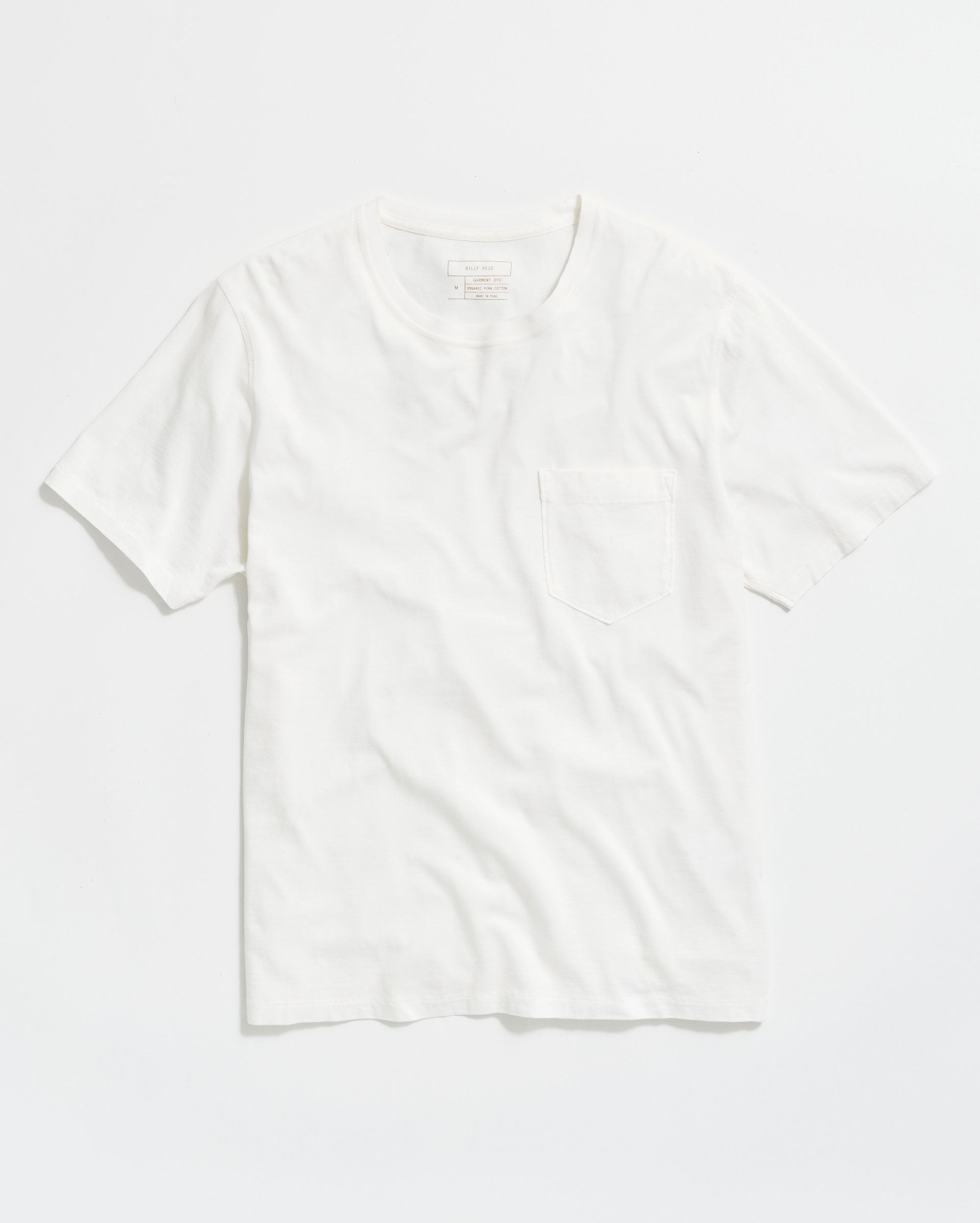 Billy Reid Washed Tee White