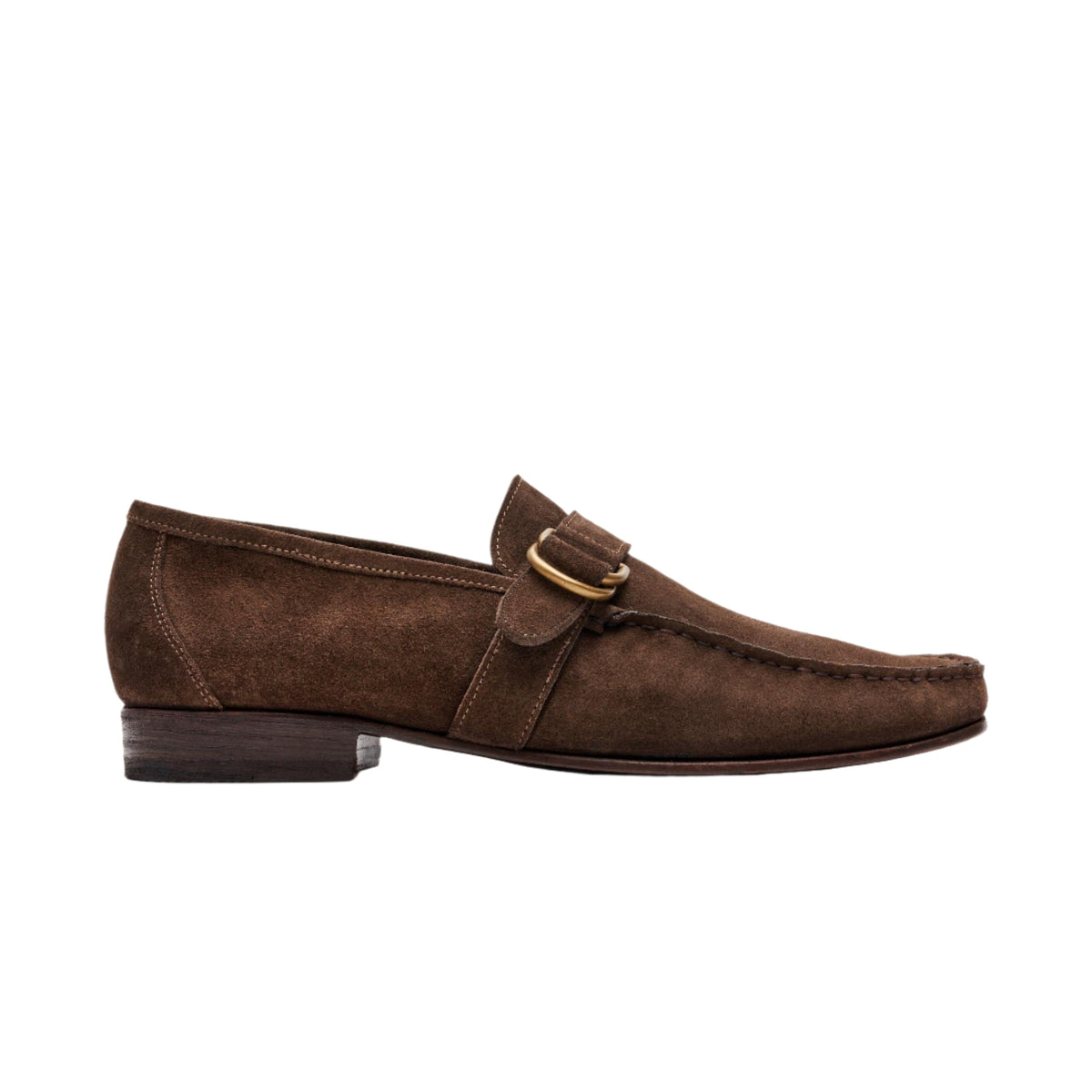 Billy Reid Men\'s Dark Brown Suede Penny Loafers Billy Reid Leather Dress Loafers - Brown Loafers, Shoes  main image 3