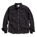 Billy Reid Tuscumbia Linen Shirt Button Down - Black