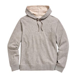 Billy Reid Rib Hoodie Pullover - Flint Grey
