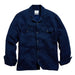 Billy Reid Pin Dot Dobby Two Pocket Overshirt - Carbon Blue