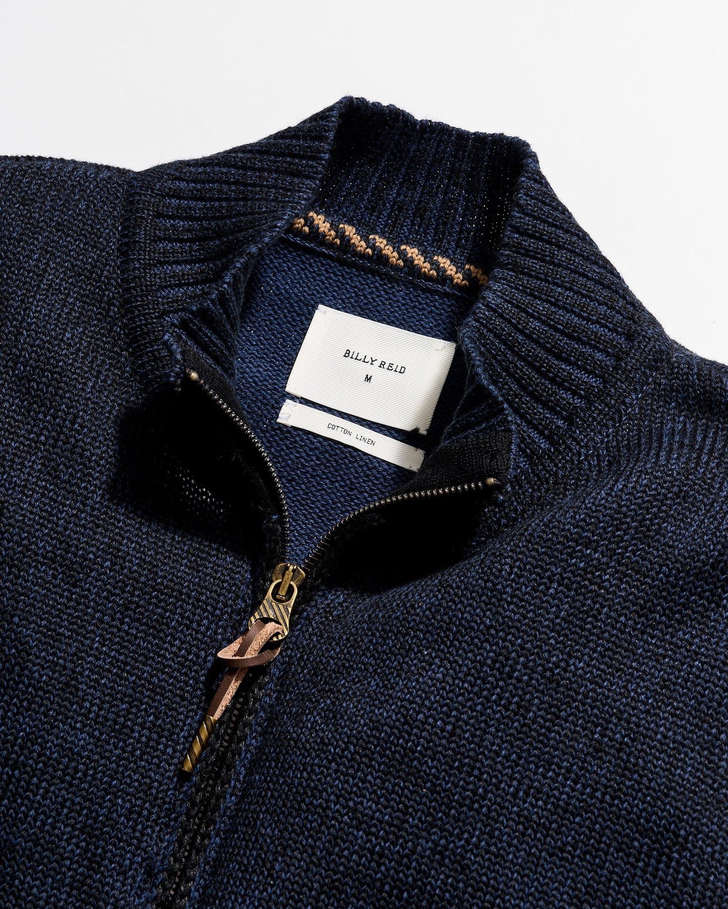 Linen Sweater Track Jacket