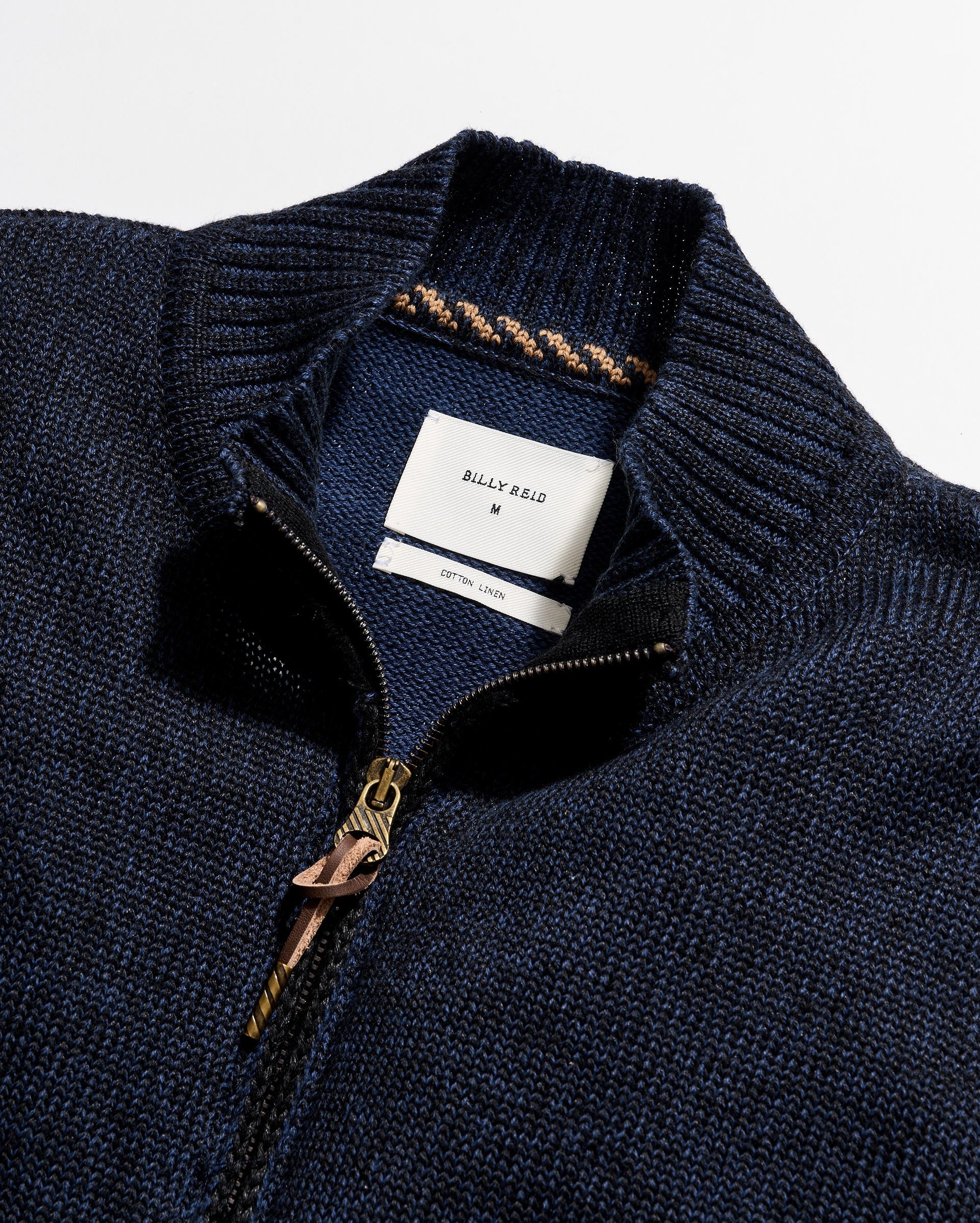Linen Sweater Track Jacket