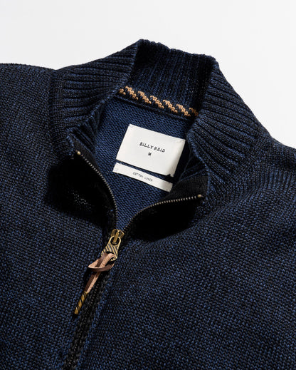 Linen Sweater Track Jacket