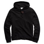 Billy Reid French Terry Hoodie Pullover - Black