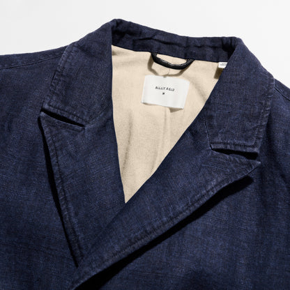 Billy Reid Canvas Linen Bond Peacoat