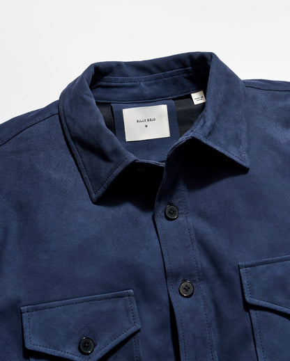 Billy Reid Suede Scout Shirt