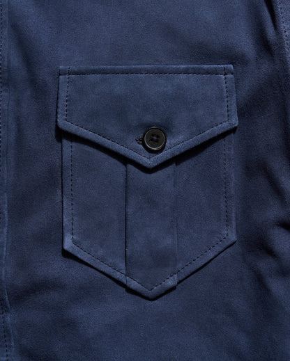 Billy Reid Suede Scout Shirt