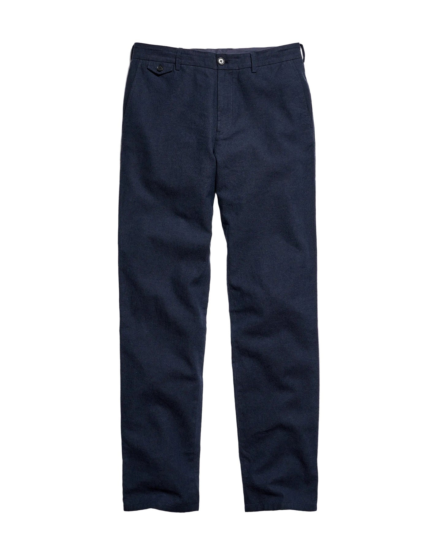 Billy Reid Chambray Flat Front Pant