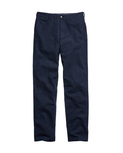 Billy Reid Chambray Flat Front Pant