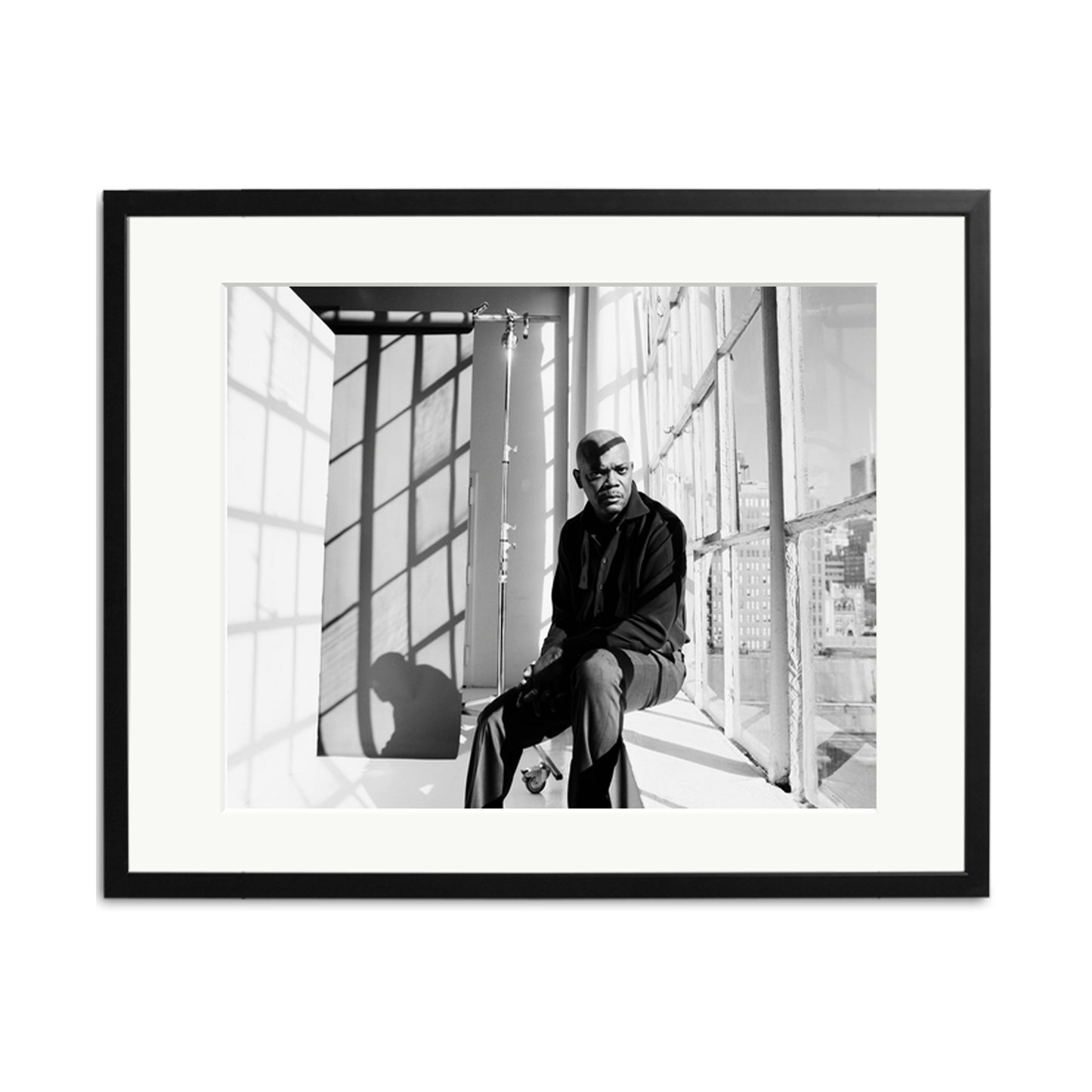 Samuel L. Jackson in NYC Framed Print