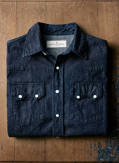imogene + willie the sawtooth pearl snap