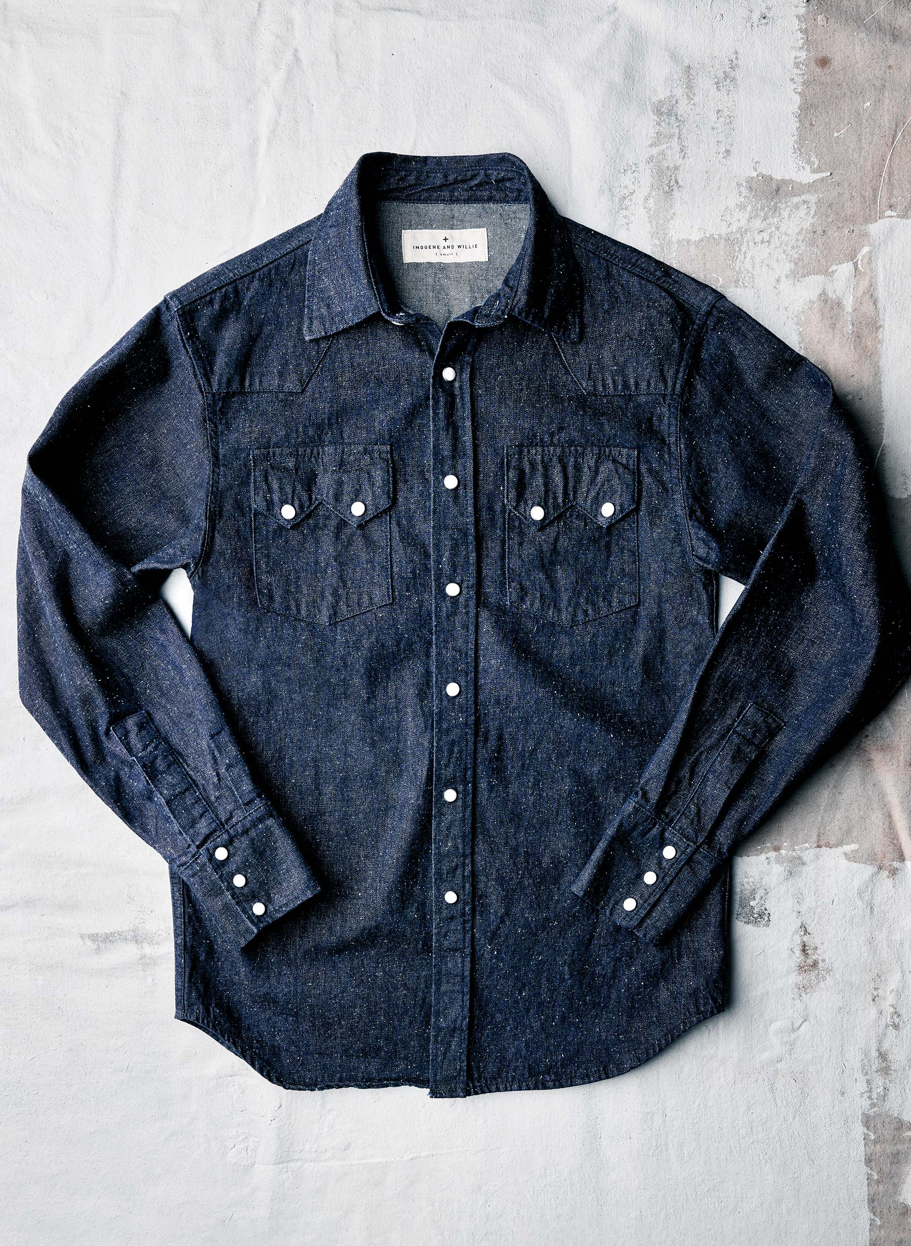 imogene + willie the sawtooth pearl snap