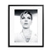 Scarlett Johansson Framed Print - Black Frame