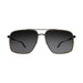 Barton Perreira 007 Scaramanga Sunglasses - Black Satin / Gold / Noir (AR) With Breath Logo