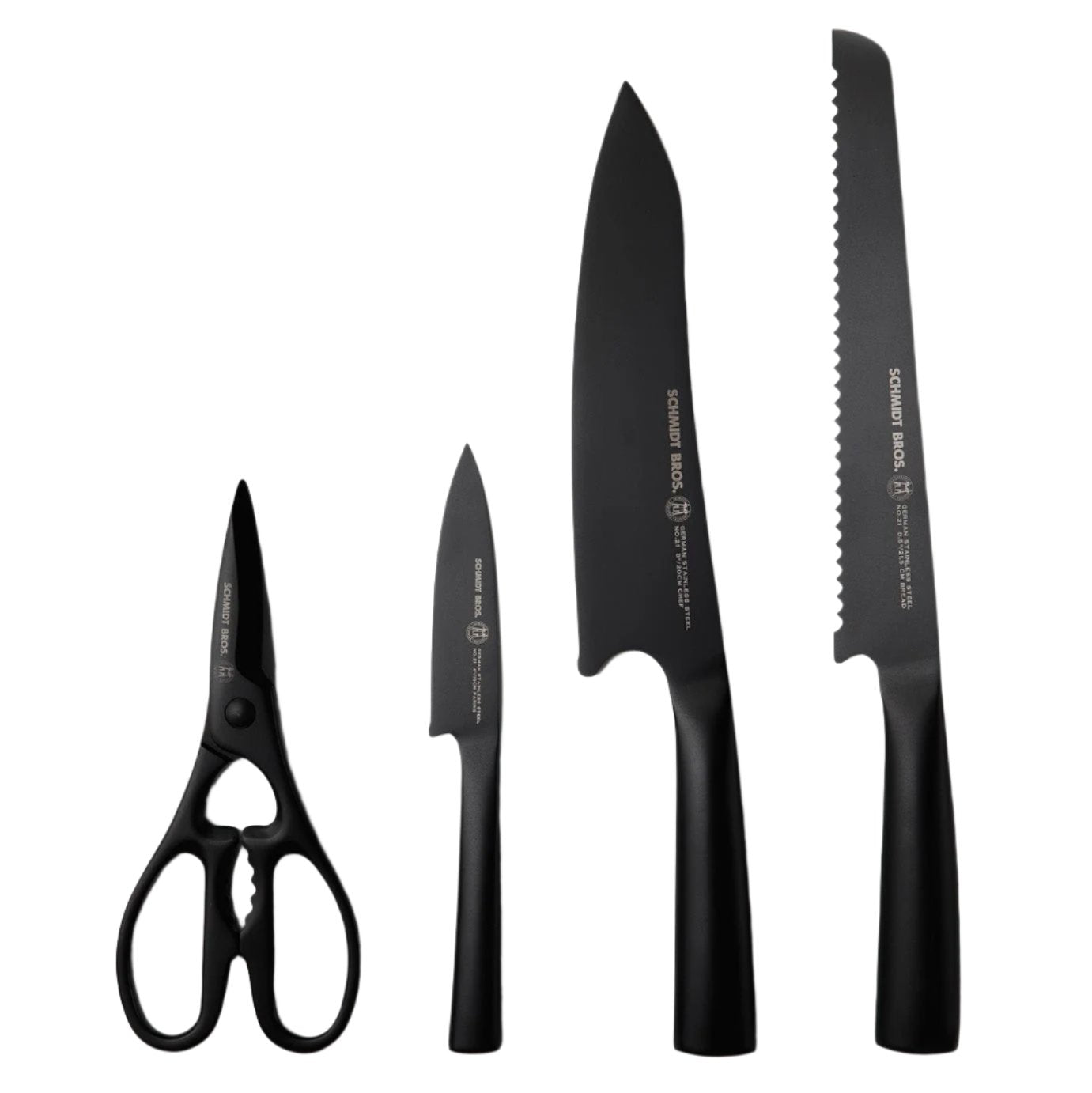 Schmidt Bros. x Dana's Bakery Jet Black 4-Piece Essential Set