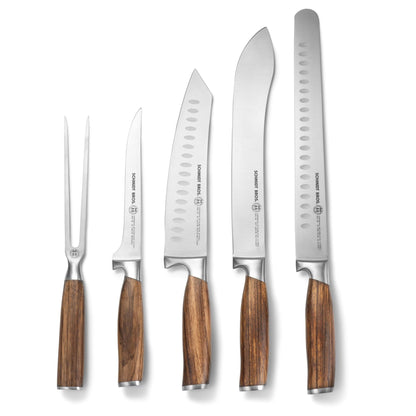 Schmidt Bros. Zebra Wood BBQ 6-Piece Knife Set