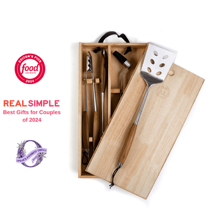 Schmidt Bros. Bonded Teak 4-Piece Grill Set