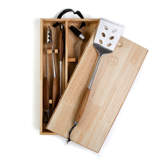 Schmidt Bros. Bonded Teak 4-Piece Grill Set
