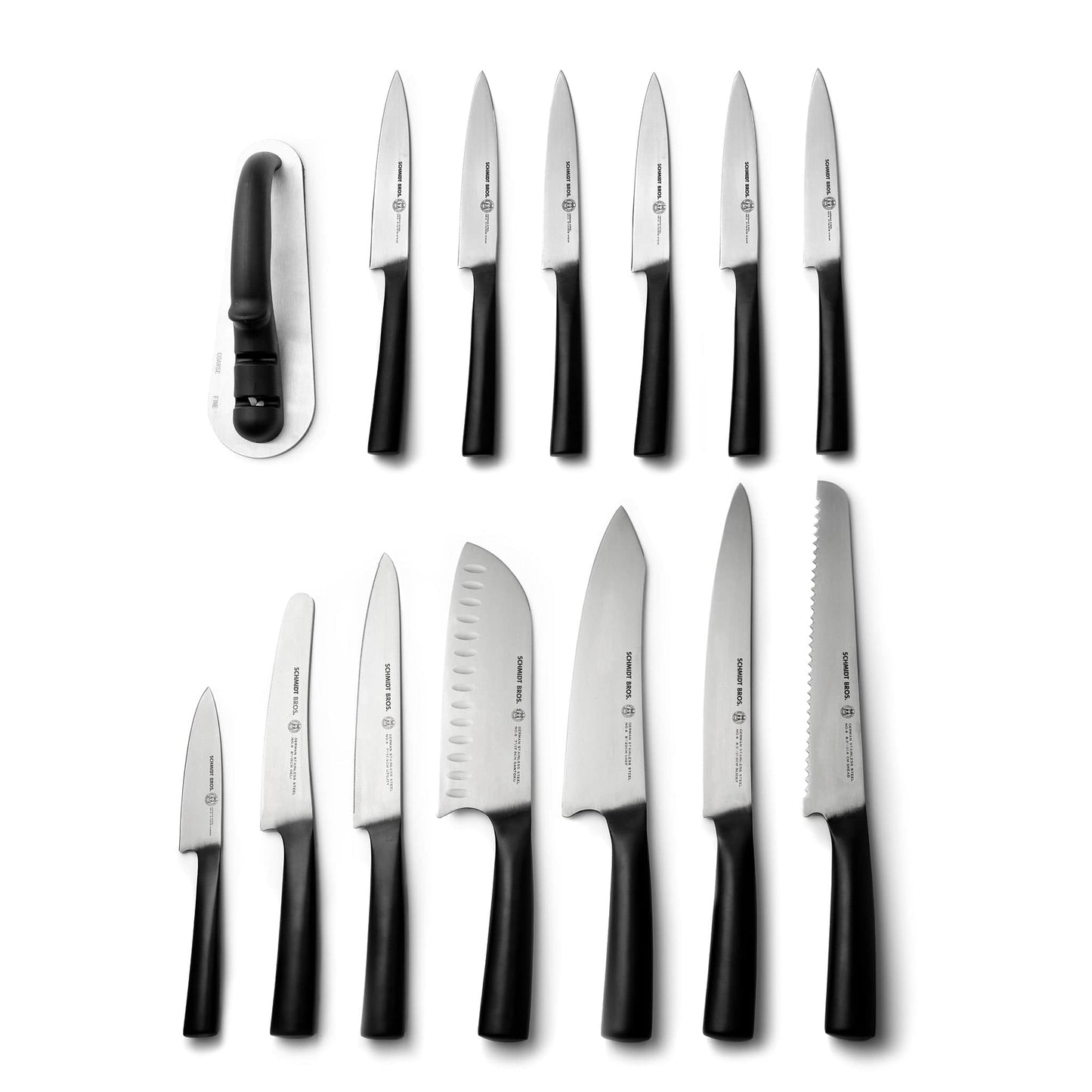 Schmidt Bros. Carbon 6 15-Piece Knife Block Set