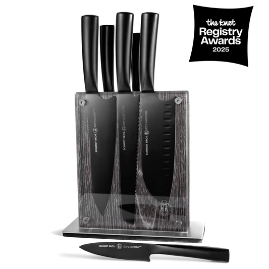 Schmidt Bros. Jet Black Knife Block Set