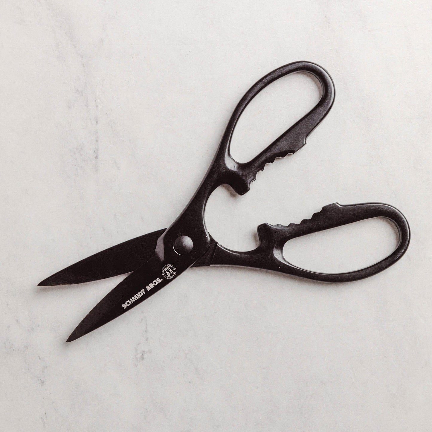 Schmidt Bros. Jet Black Forged Kitchen Shears