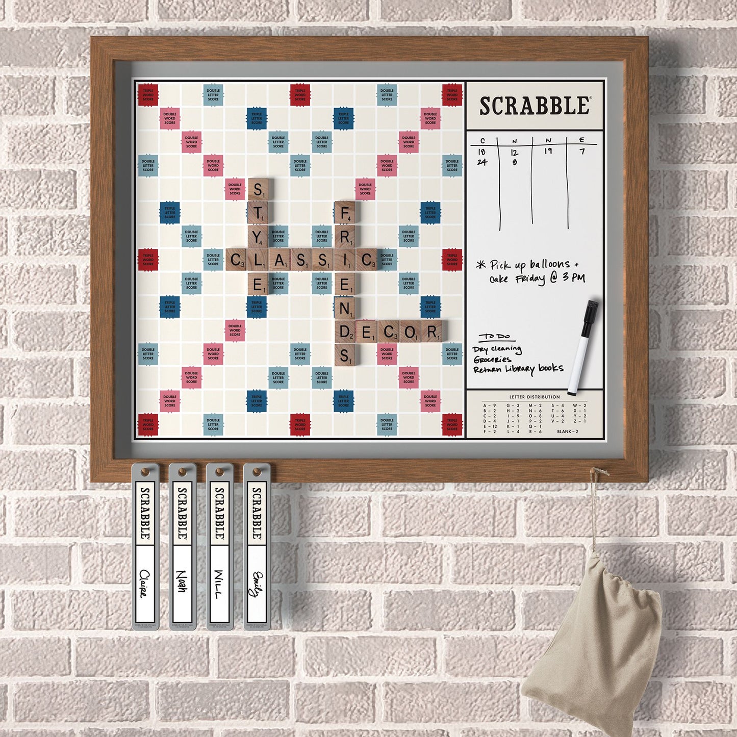 Scrabble Vintage Wall Edition