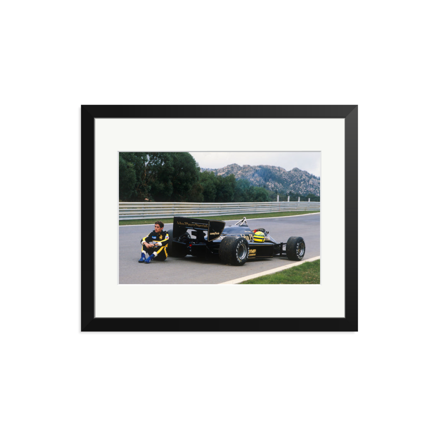 Senna at the Portuguese GP