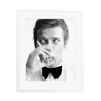 Shaken Not Stirred Framed Print White XL