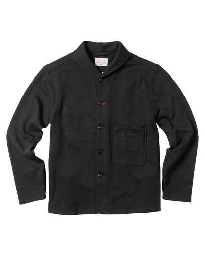 Shepherds Shirt in French Terry Obsidian