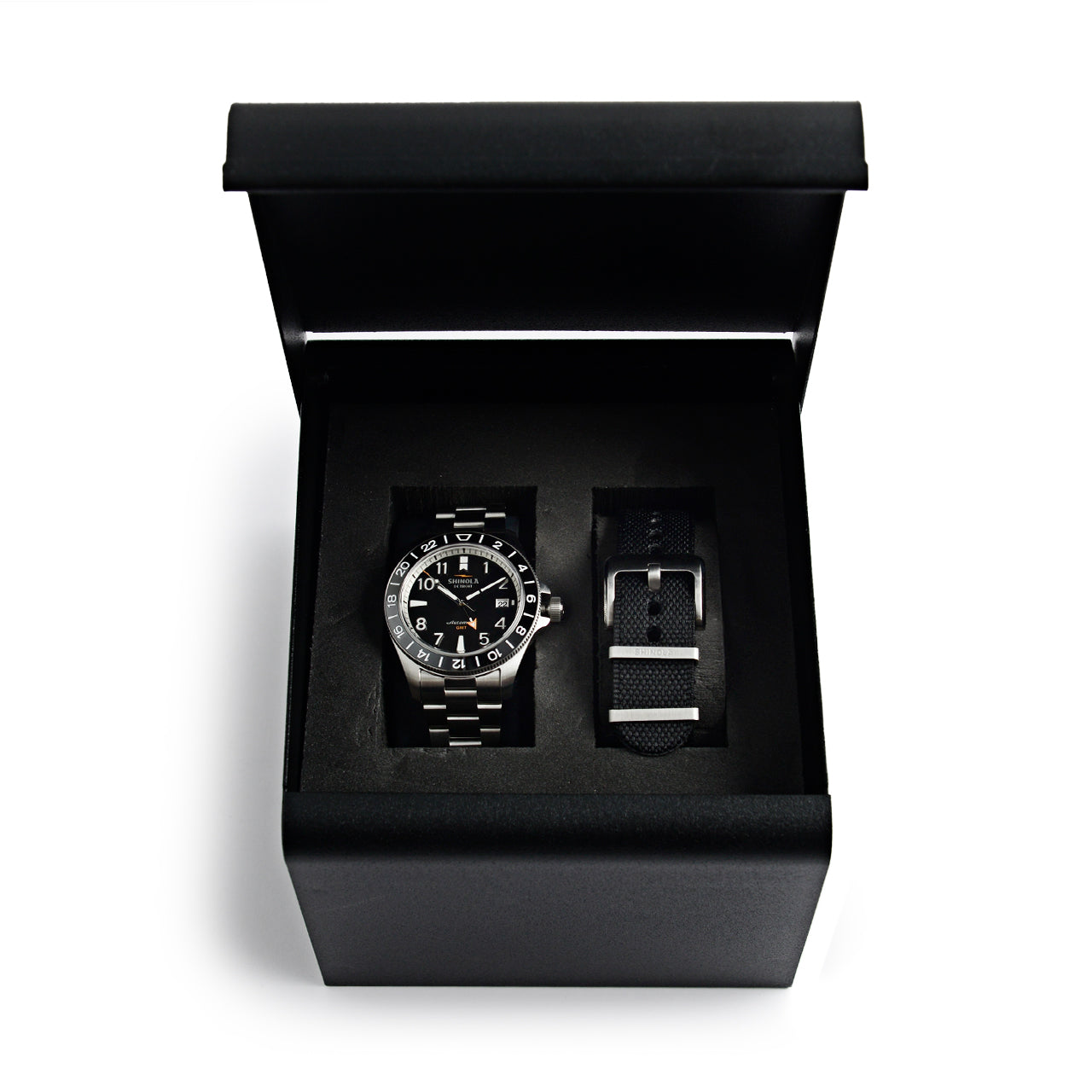 Black shinola online watch