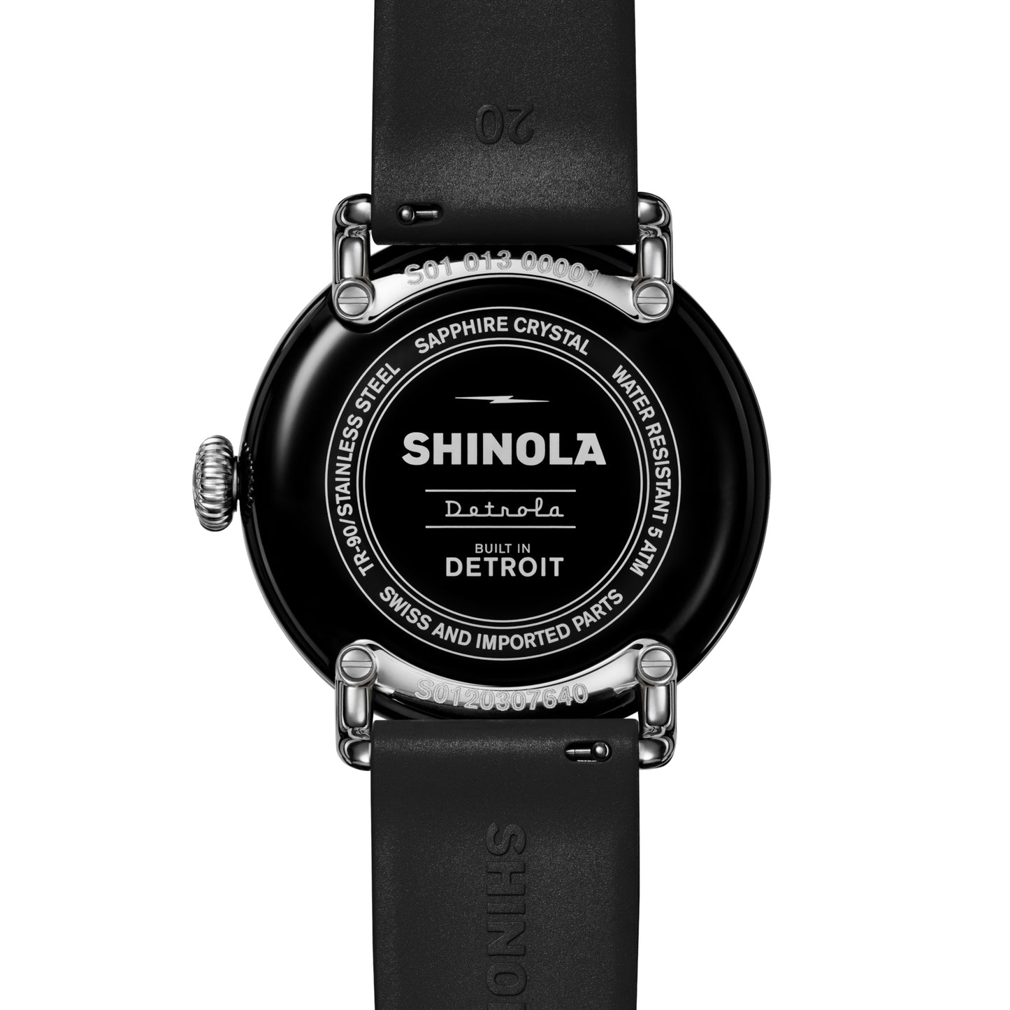 Shinola Double Black Detrola Watch