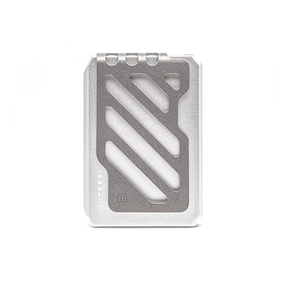 Dango SK1 Slide Kick Wallet with Titanium Money Clip Satin Silver