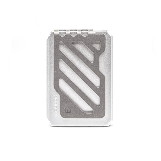 Dango SK1 Slide Kick Wallet with Titanium Money Clip Satin Silver