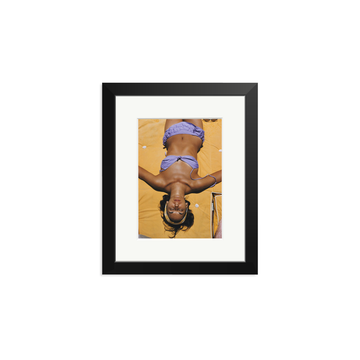 Slim Aarons 'Bianca Volpato' Framed Print Black Small