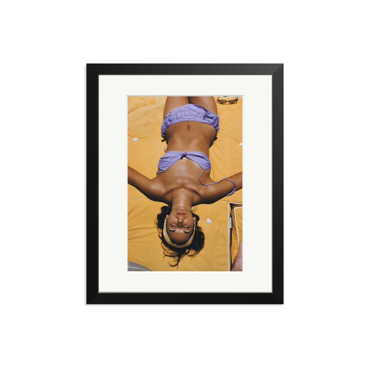 Slim Aarons 'Bianca Volpato' Framed Print Black Medium