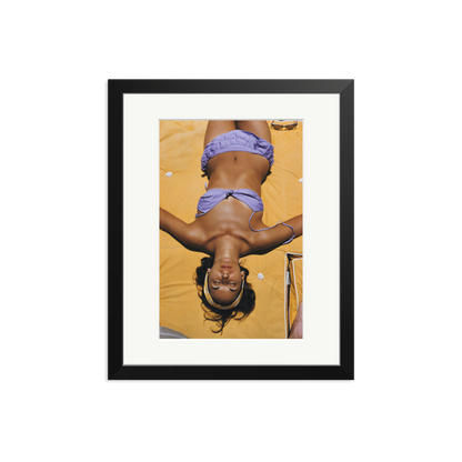 Slim Aarons 'Bianca Volpato' Framed Print Black Medium