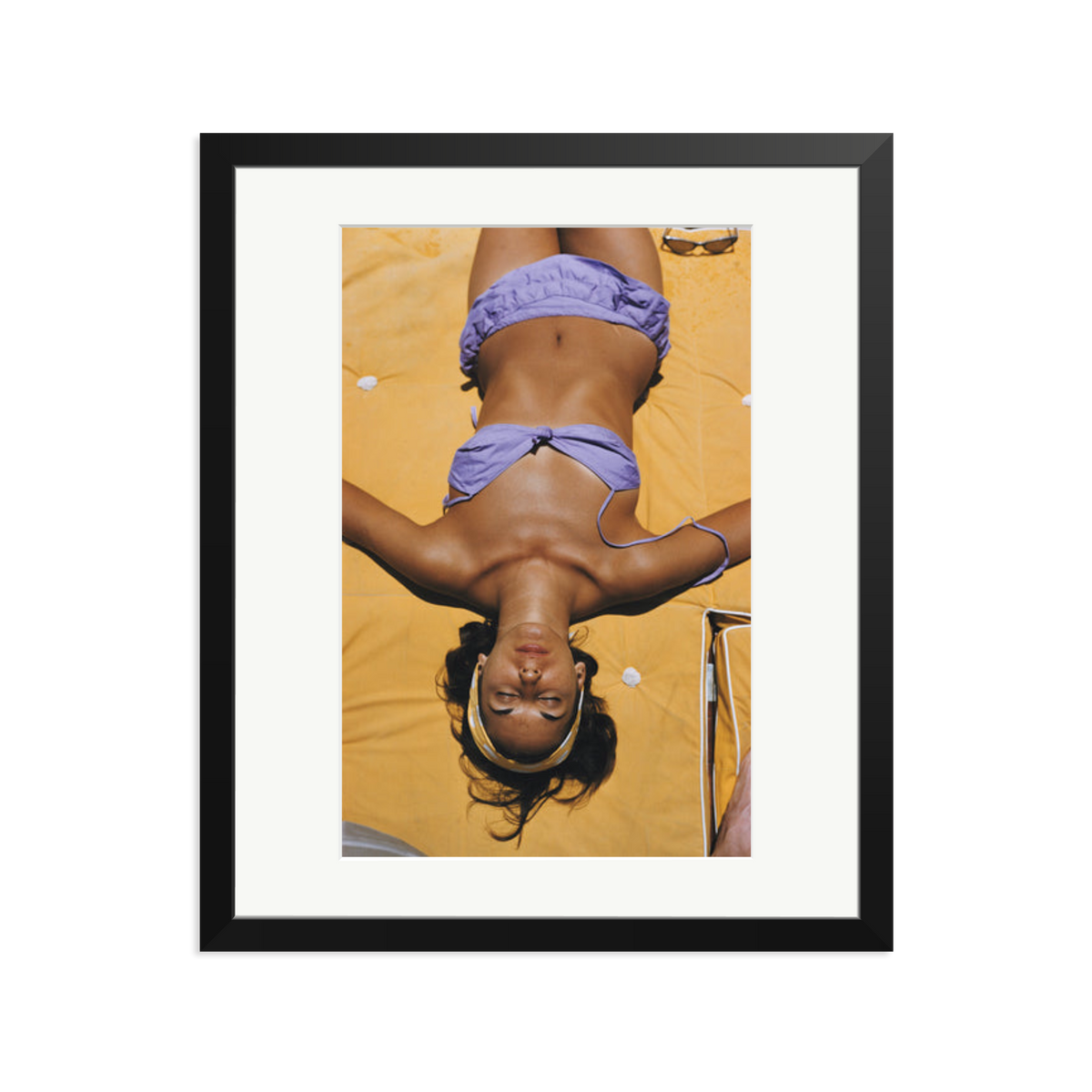 Slim Aarons 'Bianca Volpato' Framed Print Black Large