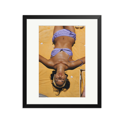 Slim Aarons 'Bianca Volpato' Framed Print Black Large
