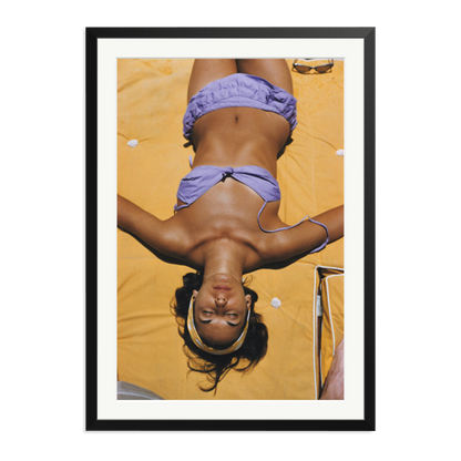 Slim Aarons 'Bianca Volpato' Framed Print Black XXL