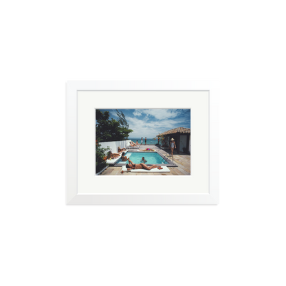 Slim Aarons 'Buzios' White Small